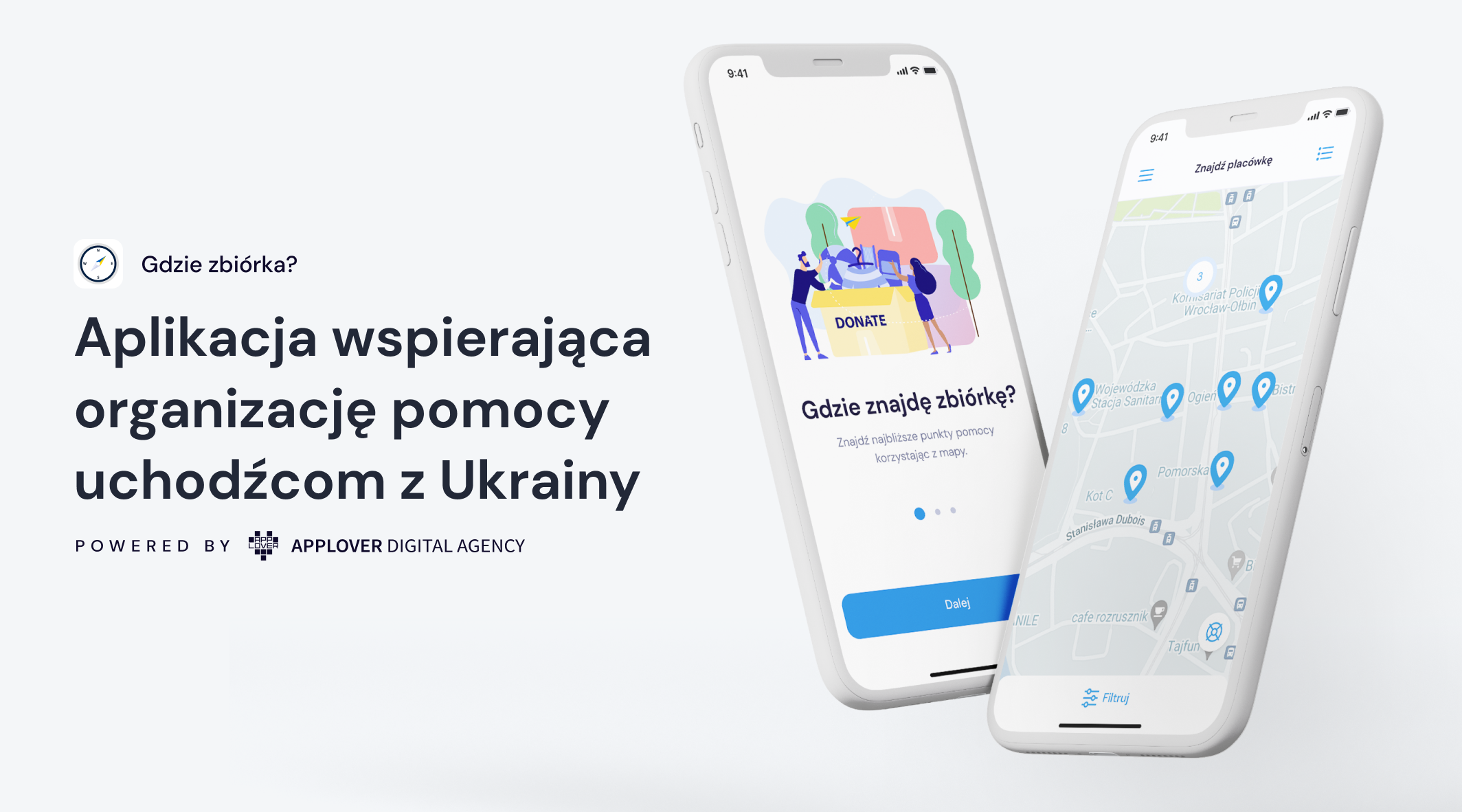 We Wrocławiu powstała pierwsza aplikacja koordynująca zbiórki pomocowe na rzecz Ukrainy
