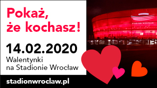 Pokaż, że kochasz! Walentynki na Stadionie Wrocław